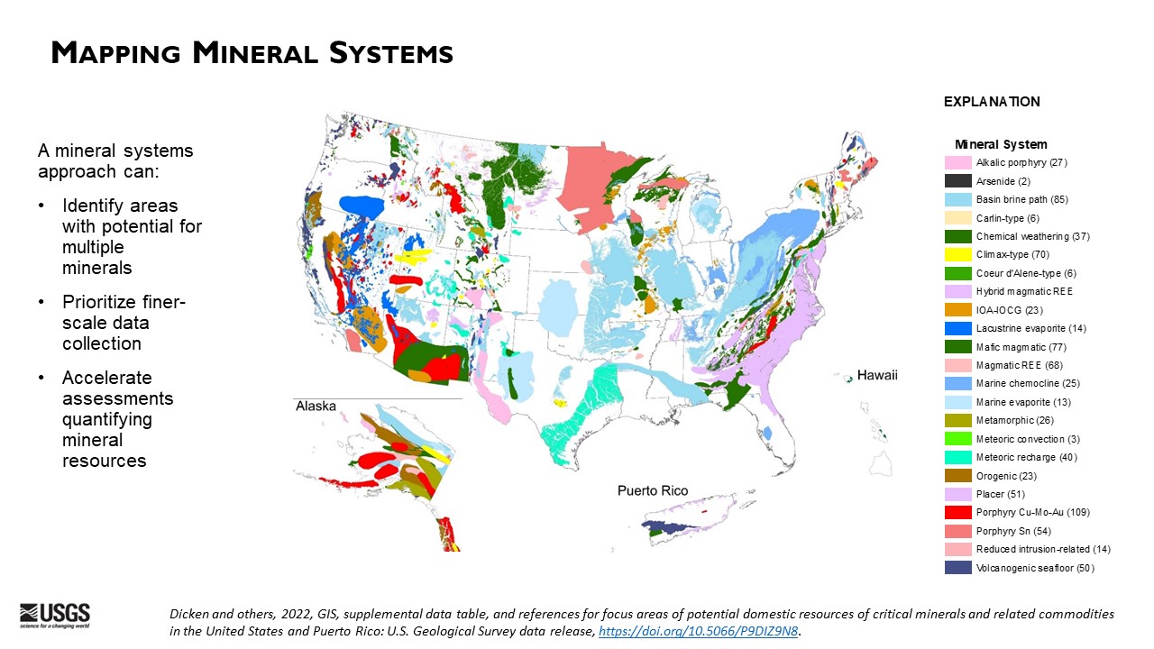 Mineral Systems Map of the United States | U.S. Geological Survey